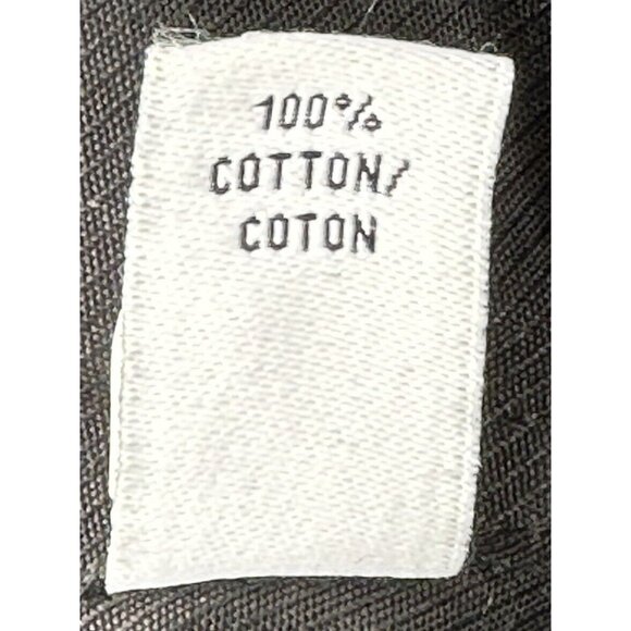 Calvin Klein Mens Dress Shirt Extreme Slim Fit Collared Black Sz XL 17-1/2-34/35 - Picture 8 of 9